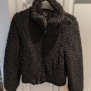Zara teddy bomber jacket
